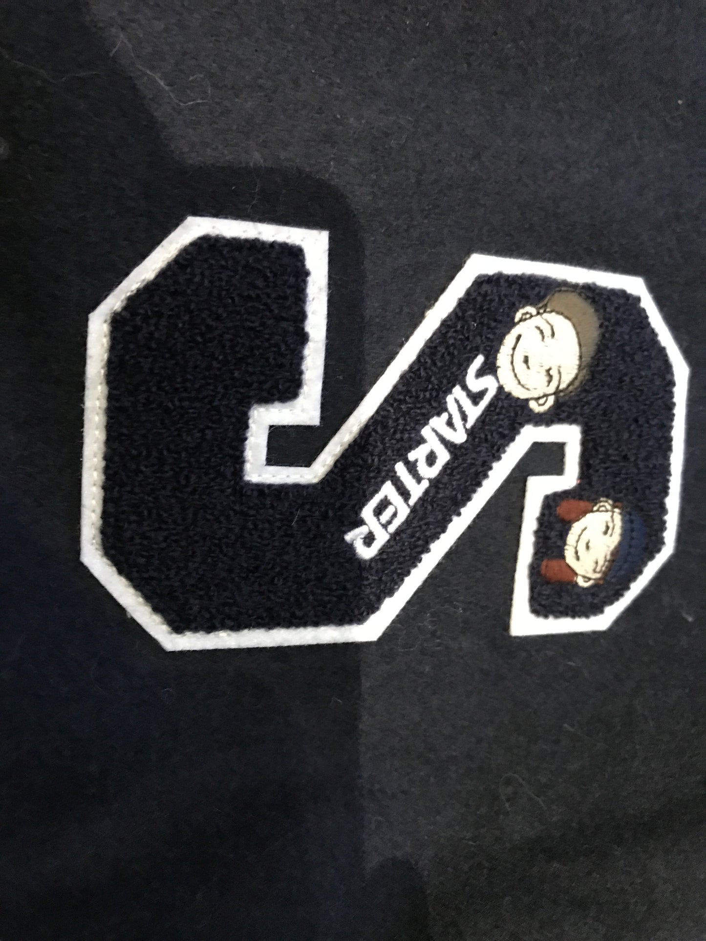 Nigel Cabourn x Starter navy baseball jacket