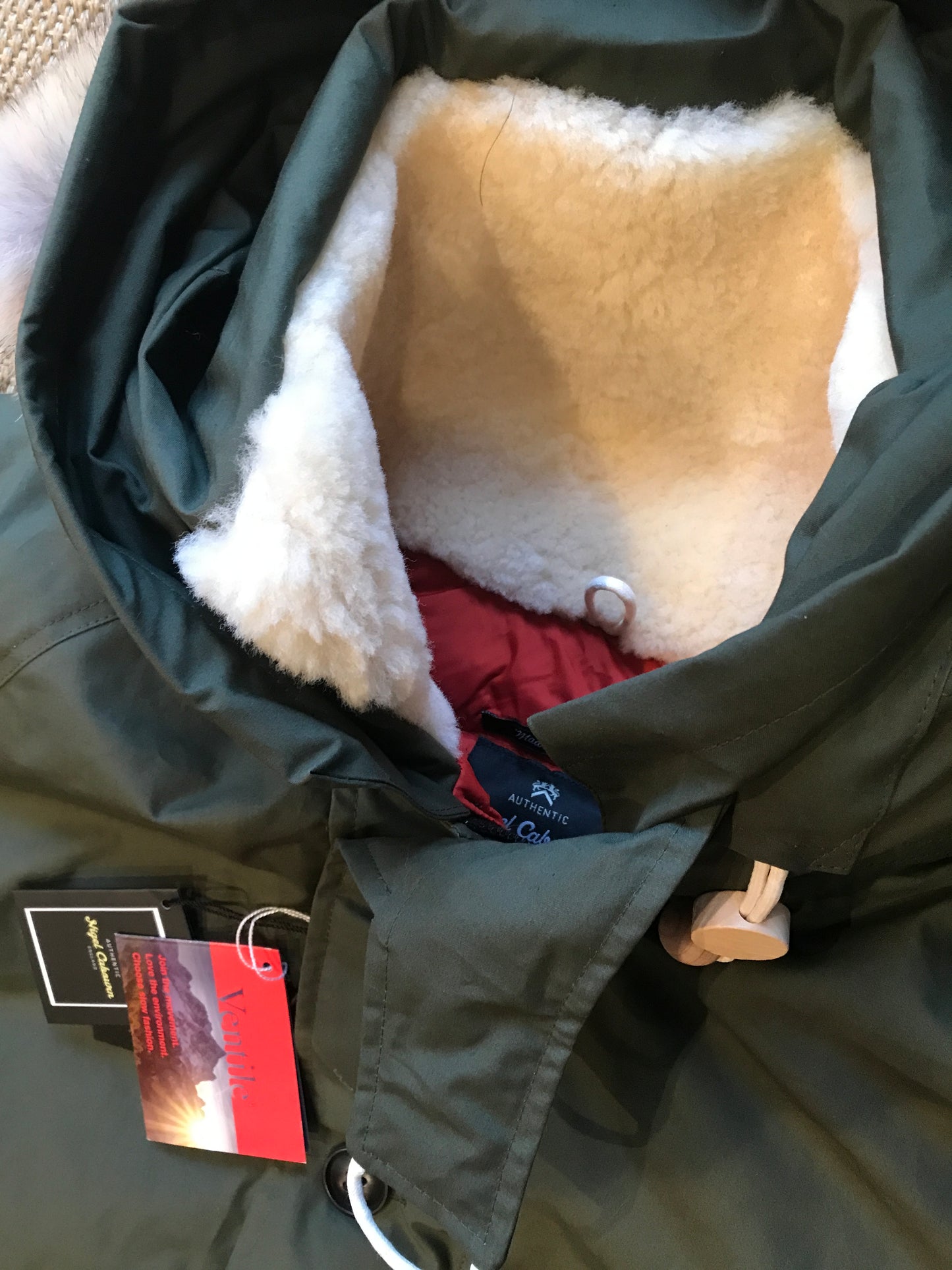 Nigel Cabourn EVEREST parka green 42