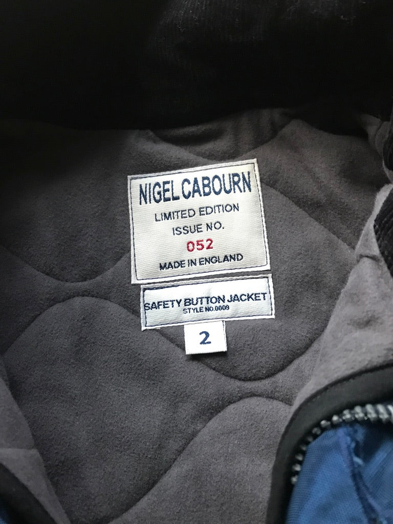 Nigel Cabour ltd edition no.052 safety button. jacket Authentic line