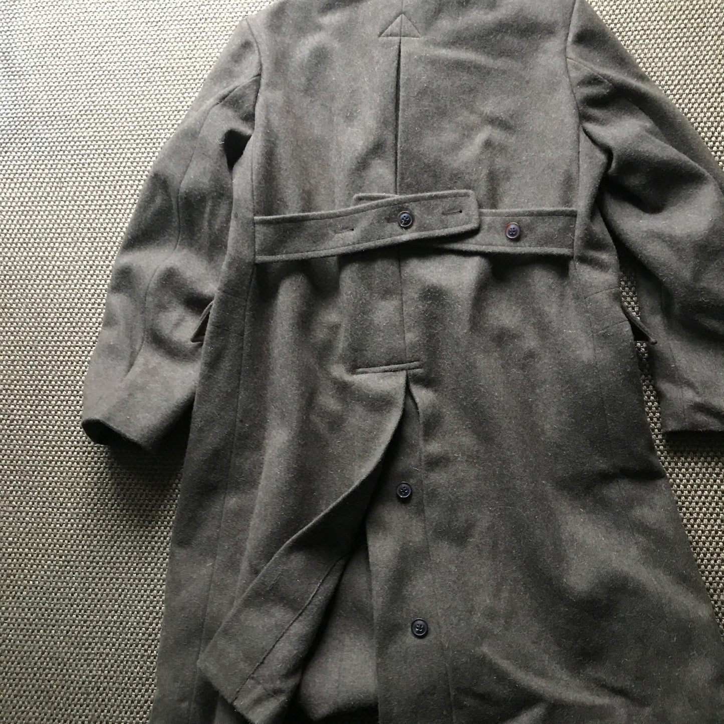 Nigel Cabourn Double breasted Tweed Trench Coat