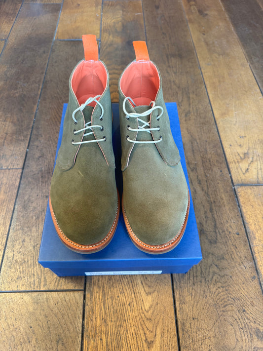 Edward Berrington Chukka boot - Moss Green Suede