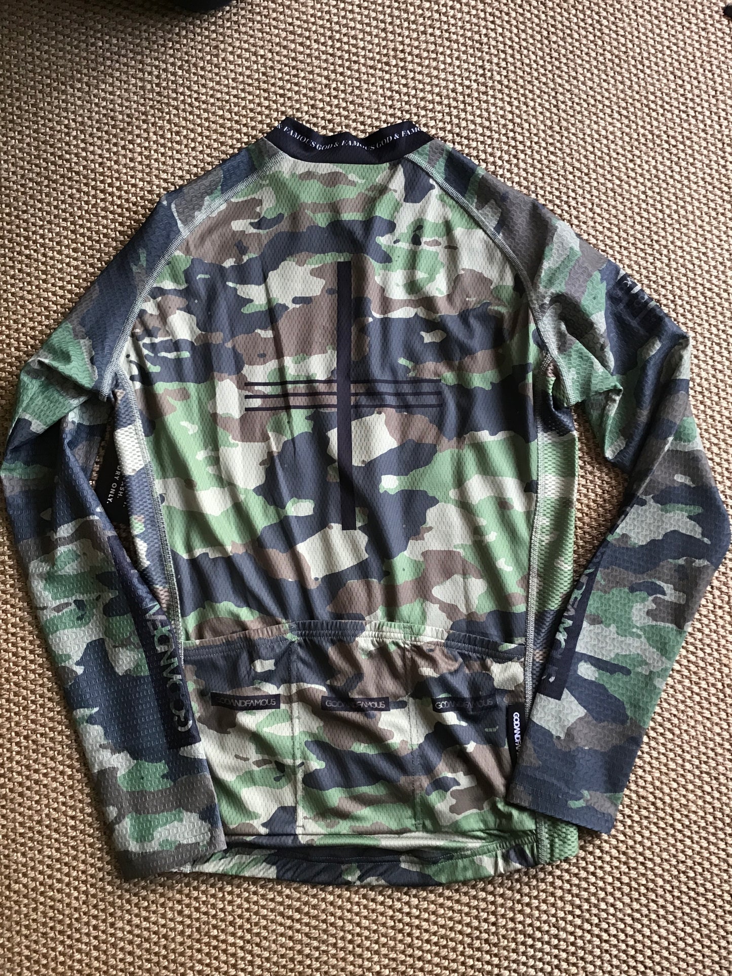 GODANDFAMOUS Camo Cycling Shirt