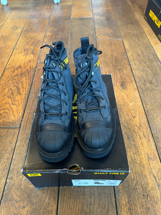 Caterpillar x Nigel Cabourn collaboration Omaha Boots Black Noir