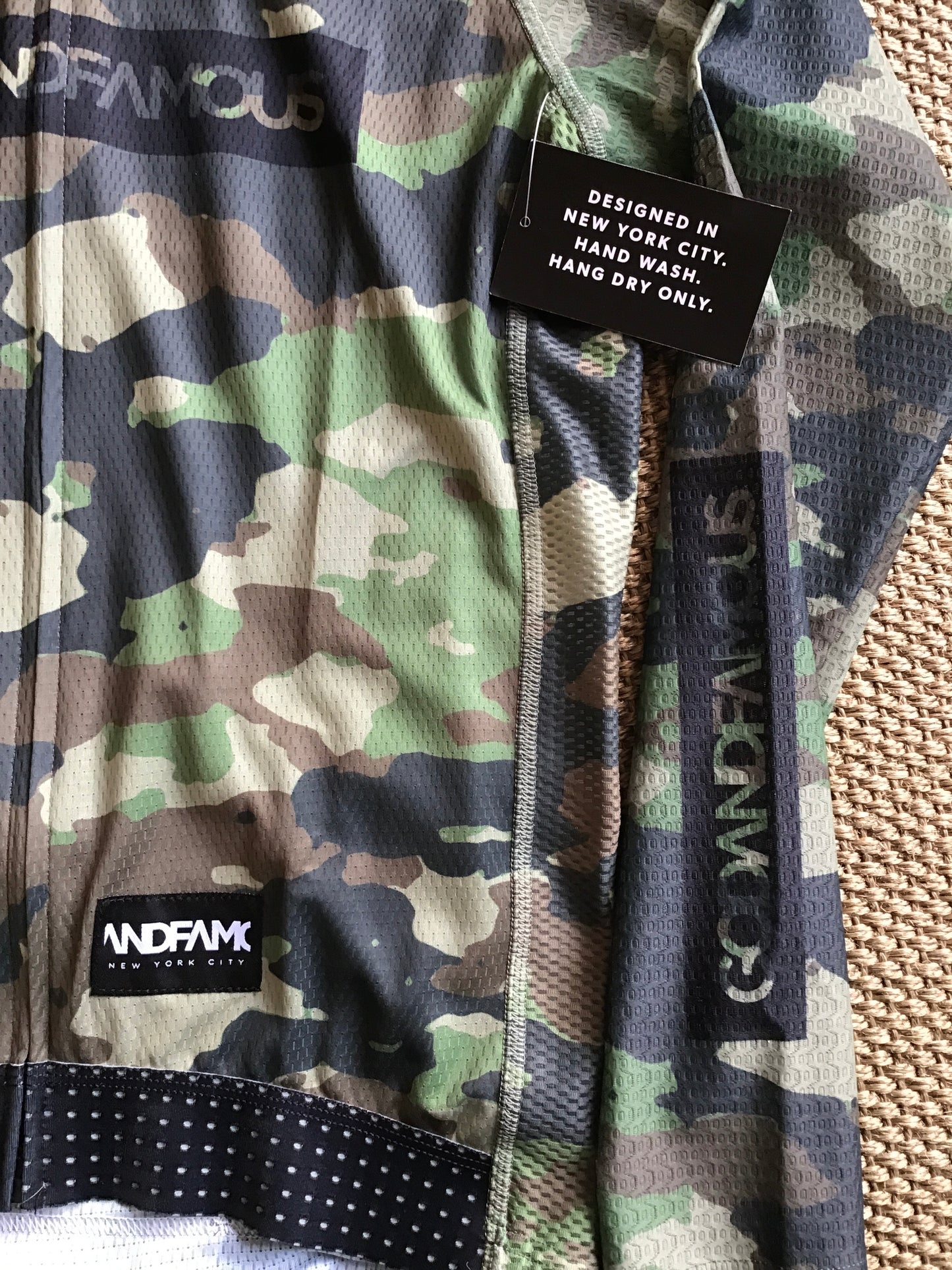 GODANDFAMOUS Camo Cycling Shirt