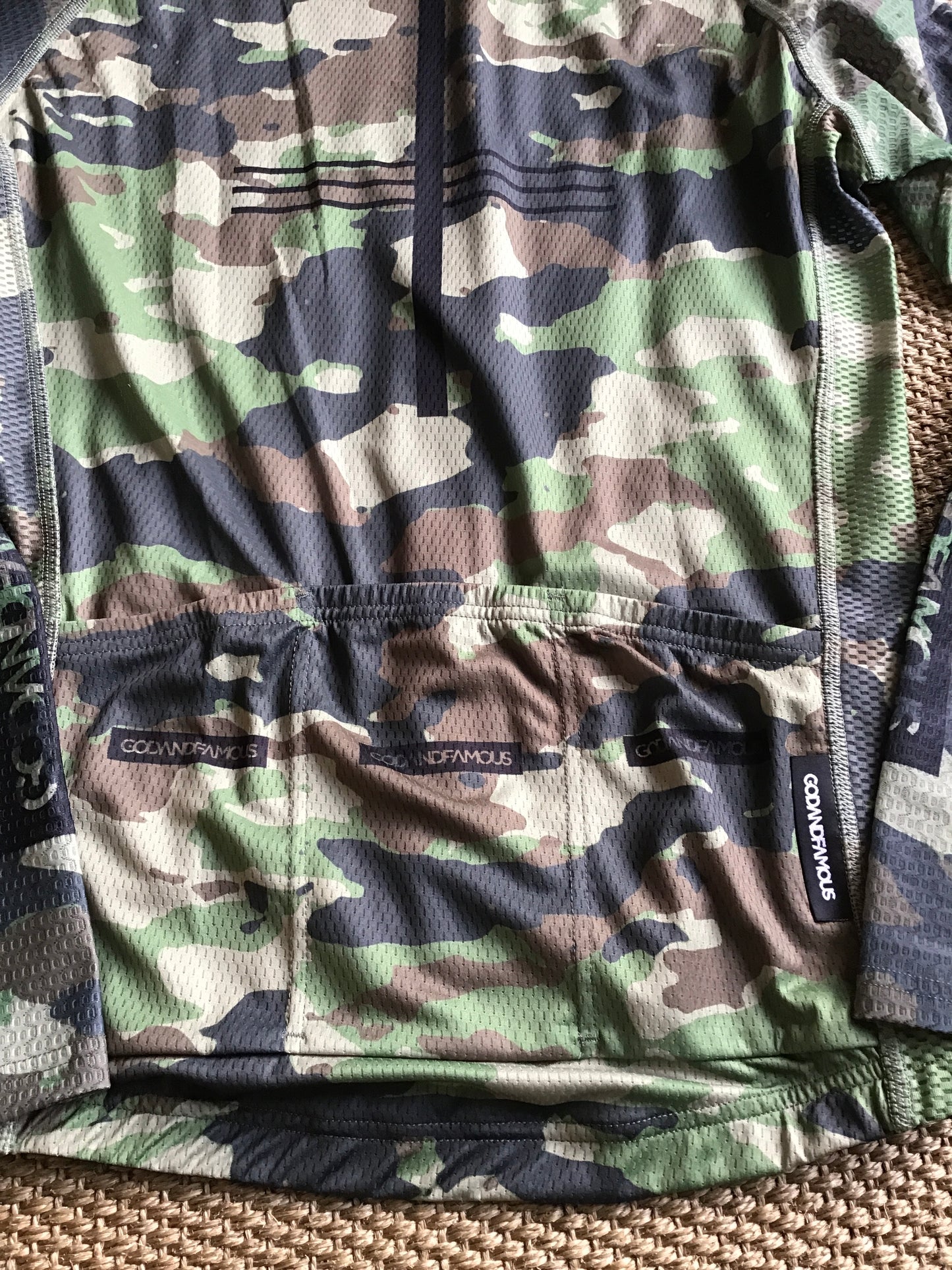 GODANDFAMOUS Camo Cycling Shirt