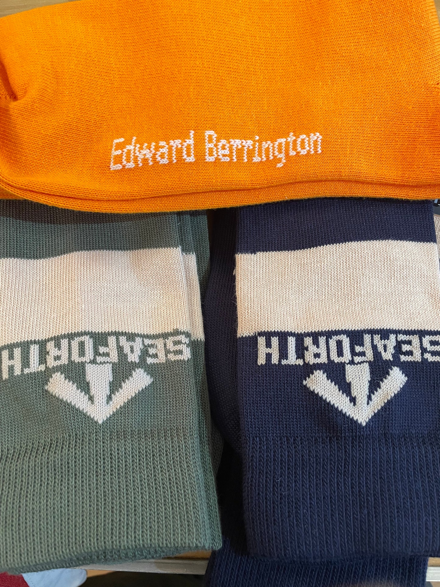 SEAFORTH socks by Edward Berrington