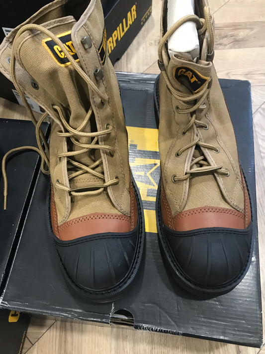 Nigel cabourn/ caterpillar boots collaboration.