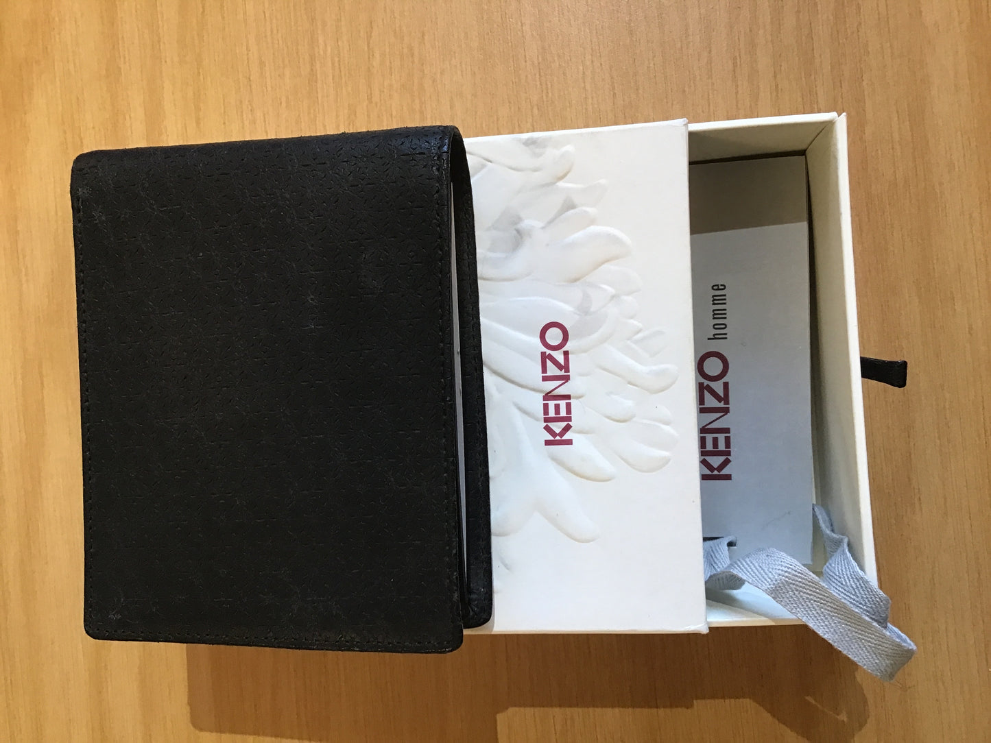 Kenzo leather deadstock wallet