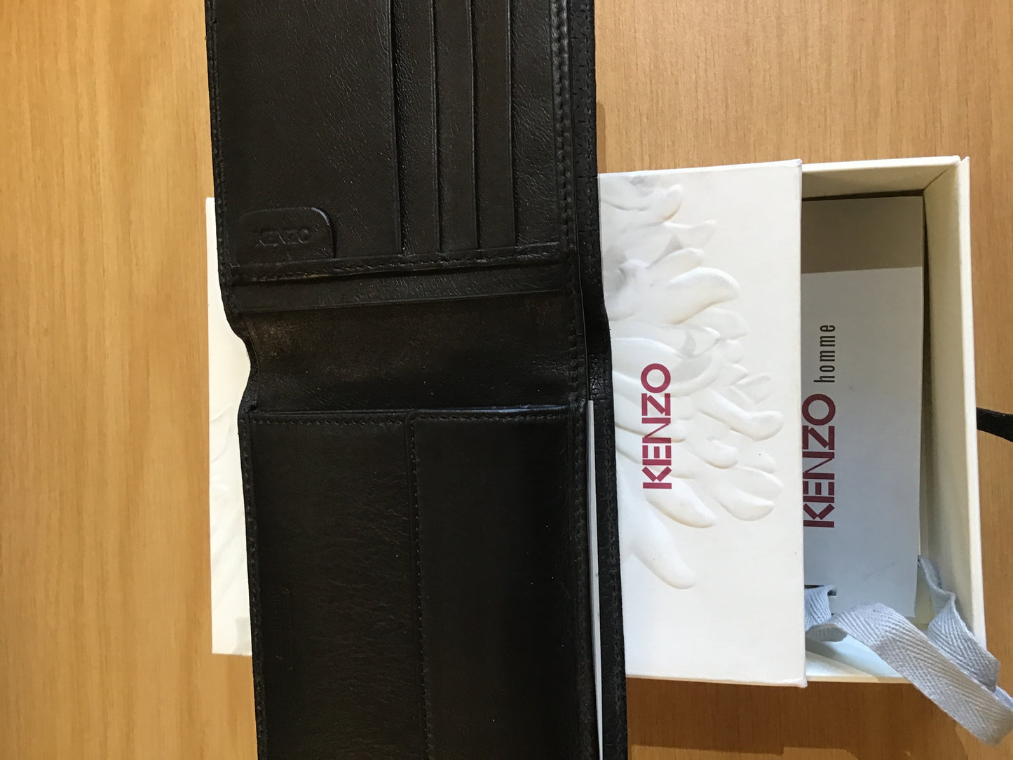 Kenzo leather deadstock wallet