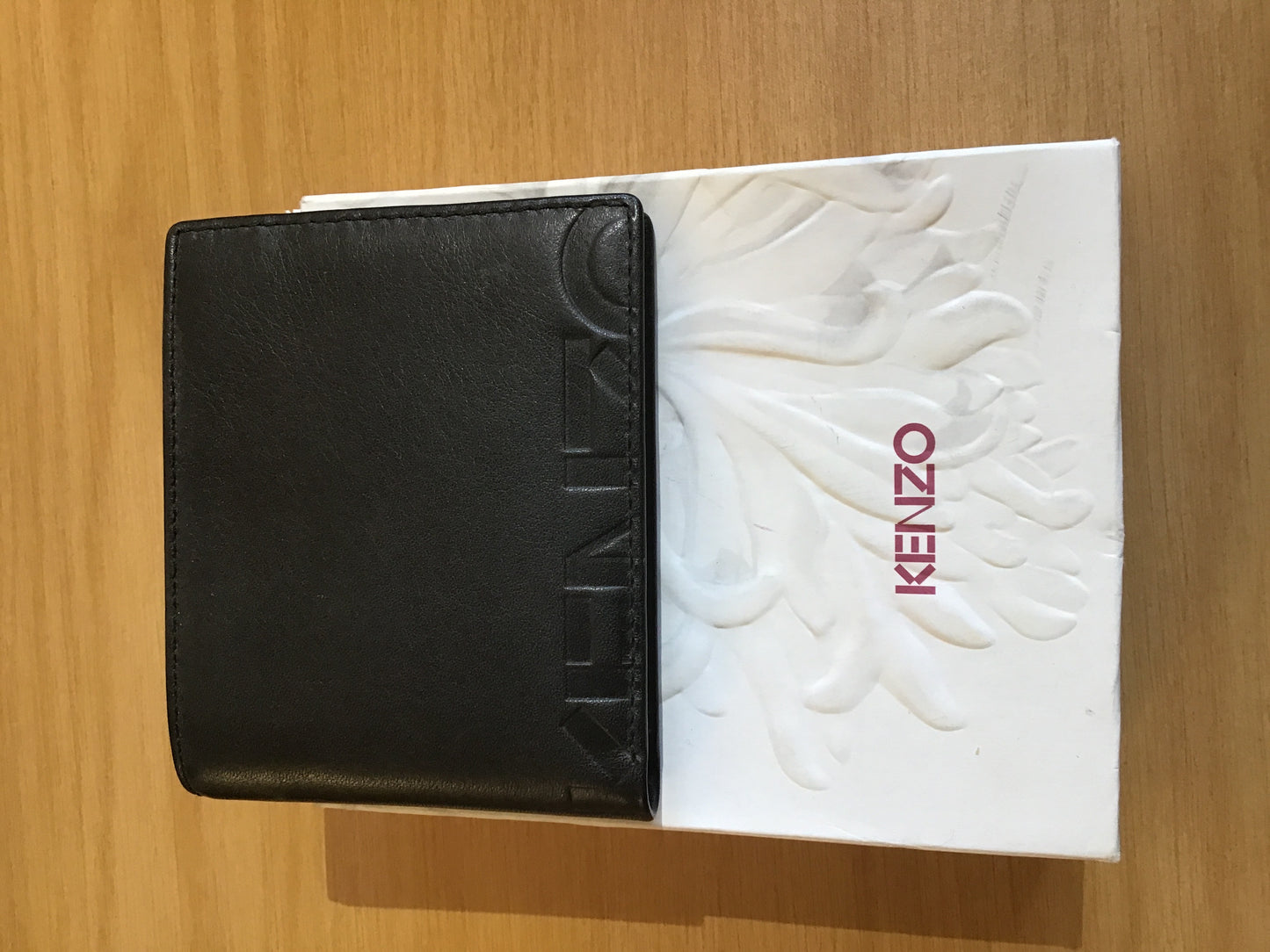 KENZO black hide wallet