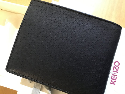 KENZO black hide wallet