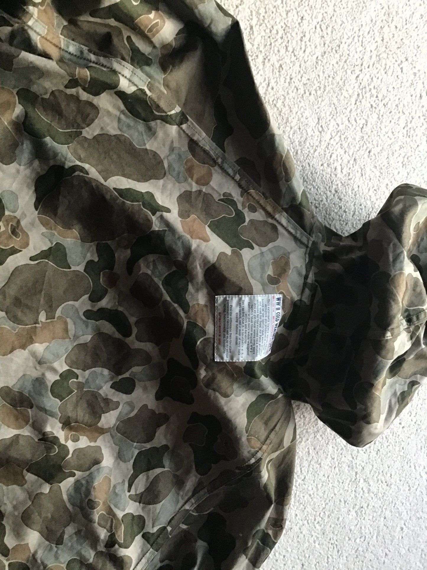 Nigel cabourn Japan camouflage smock jacket. man or woman