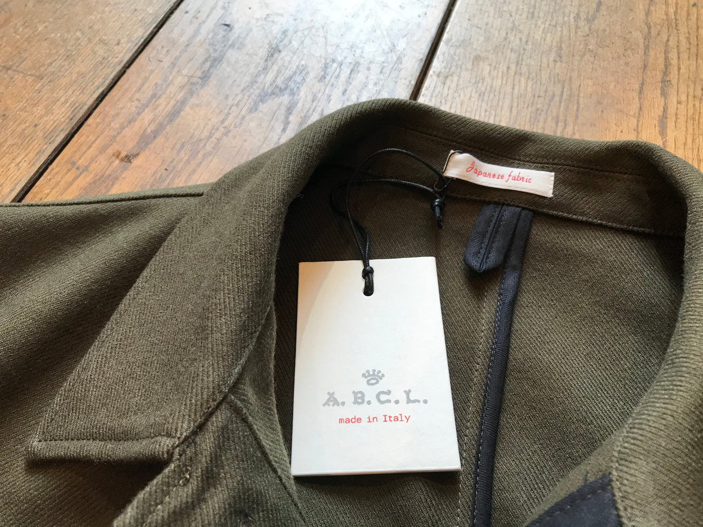 ABCL army jacket Japanese fabric